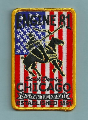 CHICAGO ENGINE COMPANY 81 FIRE PATCH SOUTH DEERING | eBay