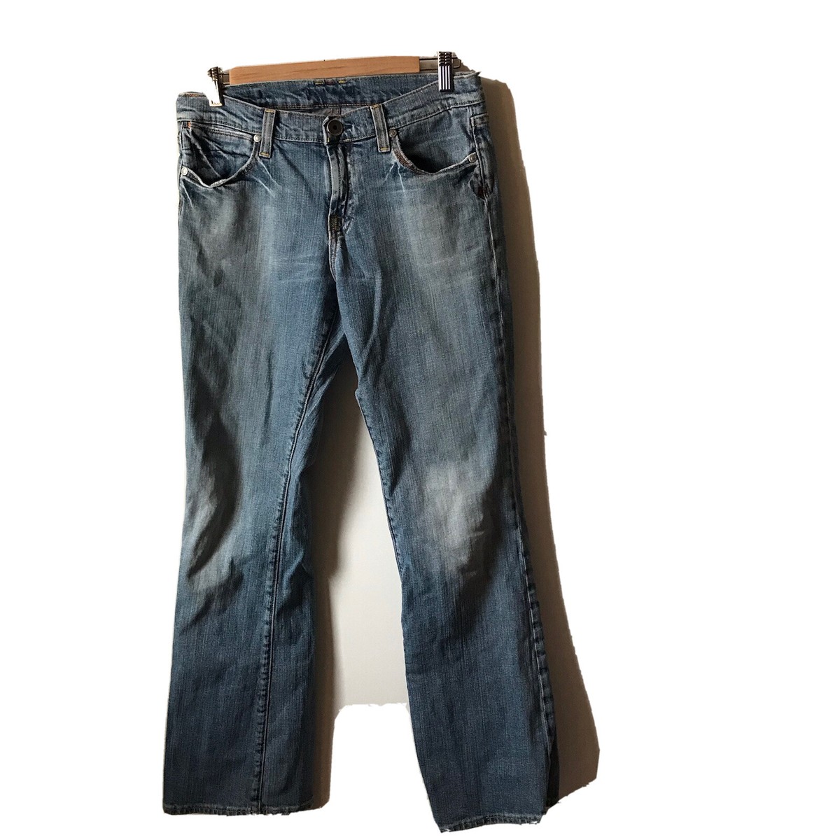 Embroidered women jeans embroidered koi fish distressed