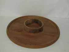 Vintage Jens Quistgaard Dansk International  Designs IHQ Teakwood Chips and Dip 