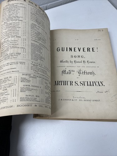 VINTAGE MUSIC SHEET BOOK 10th 1800s LONDON CHAPPELL MORTON OFFICER FUNERAL - Picture 10 of 12