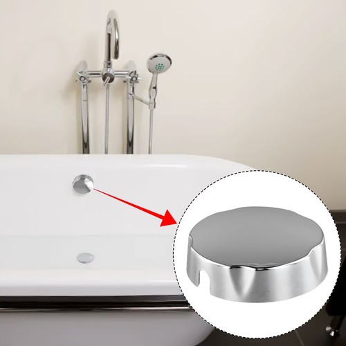 Kunststoff Badewanne Drehknopf einfache Installation verchromt Durchmesser 75 mm - Picture 9 of 12