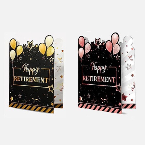 24.8 X 16 Inch Jumbo Retirement Card Creative Giant Guest Book Party Supplies - Picture 6 of 13
