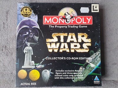 Star Wars Monopoly Spiel PC Sammler CD-Rom Edition Big Box Hasbro Lucas Arts
