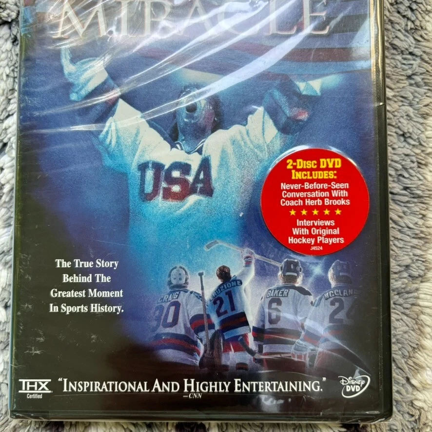 Miracle Kurt Russell Video DVD Movie Drama 2 Disc Walt Disney Sealed Brand-New - Image 2 of 4
