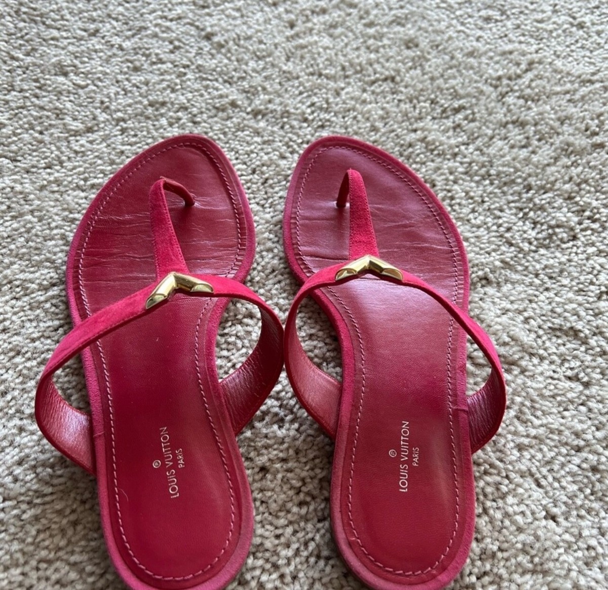 Louis Vuitton Hot Pink Sandals Size 39 Retail Price $1180 | eBay