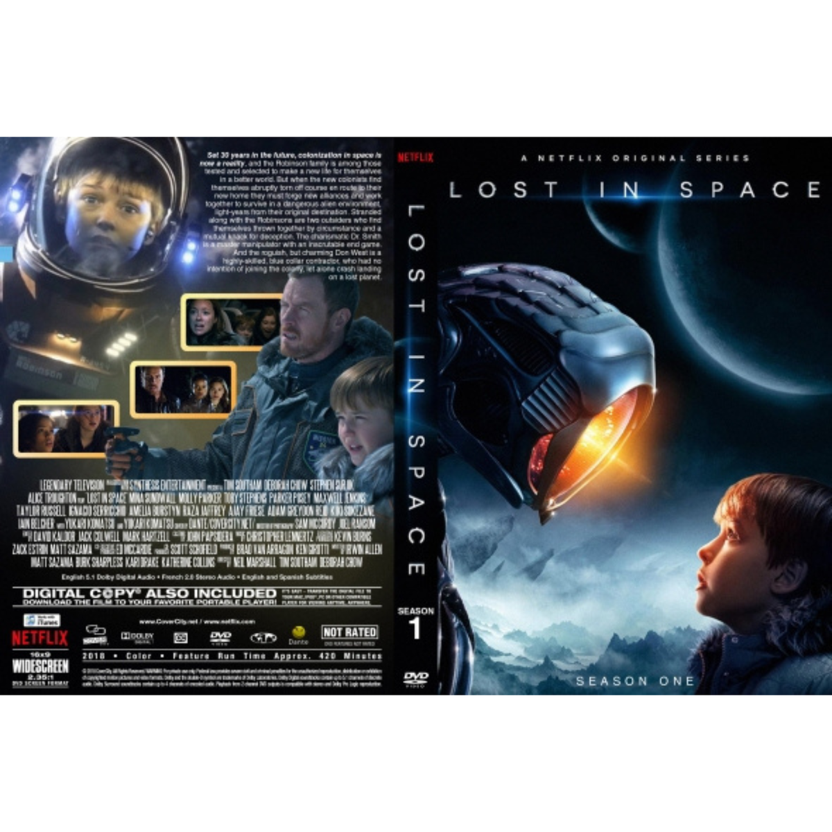 DVD Bluray Lost In Space 2018 Complete TV Series Season Episode
