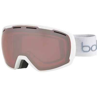 New Bolle LAIKA Snow Goggles | Matte White Monogram / Vermillion Gun Cat 2 Lens