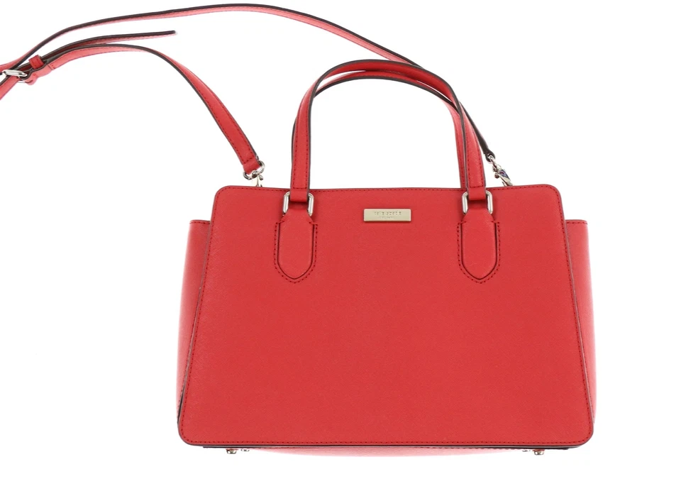 Kate Spade New York 249630 女式 Laurel Way Reese 挎包红色 M 码 — 第 3/4 张图片