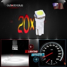 20x T5 Wedge 1-smd-5050 Led Dashboard Instrument Panel Light 74 86 37 70 2721