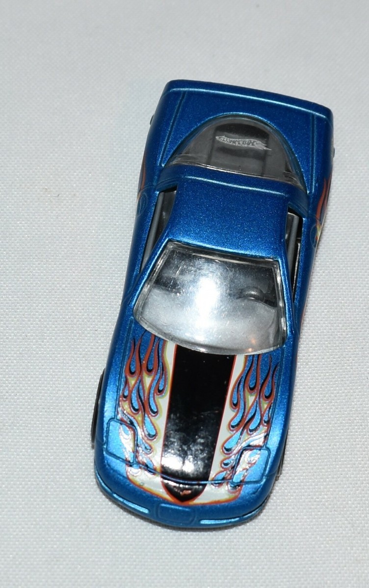 1996 Hot Wheels '97 Corvette, Blue, Made in Malaysia | eBay