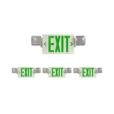 LED Exit Sign with Emergency Lights,Exit Sign Light with Battery Backup, Doub...