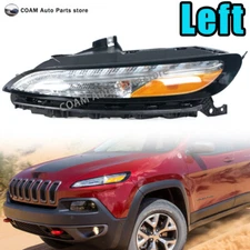Left For Jeep Cherokee 2014-2018 HeadLight Headlamp Turn Signal Lamp