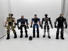 GI Joe Sigma 6 Figures Lot 5 Hasbro 2007 Snake Eyes Duke Cobra Hasbro Action