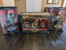 Barbie Harley-Davidson Collector Edition Doll  Motorcycle Lot 3 2000