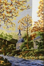 Printed Needlepoint Tapestry Canvas Collection D'arts "Scenery" 6129