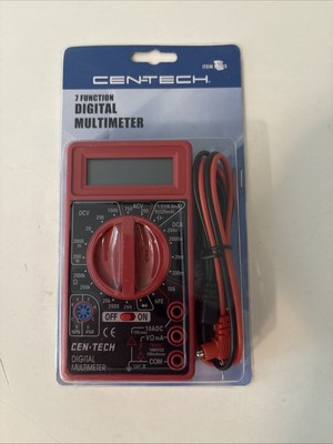 CEN-TECH 7 Function Digital Multimeter - NEW