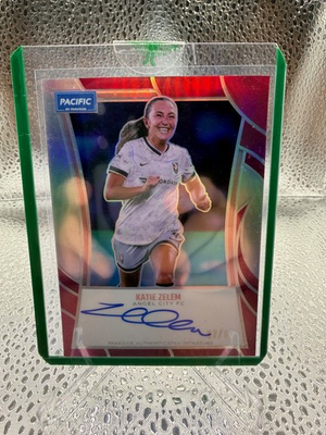 #ad 2025 Parkside Pacific NWSL #PS KZ Katie Zelem Signature Series Pink Auto 10 $65.00