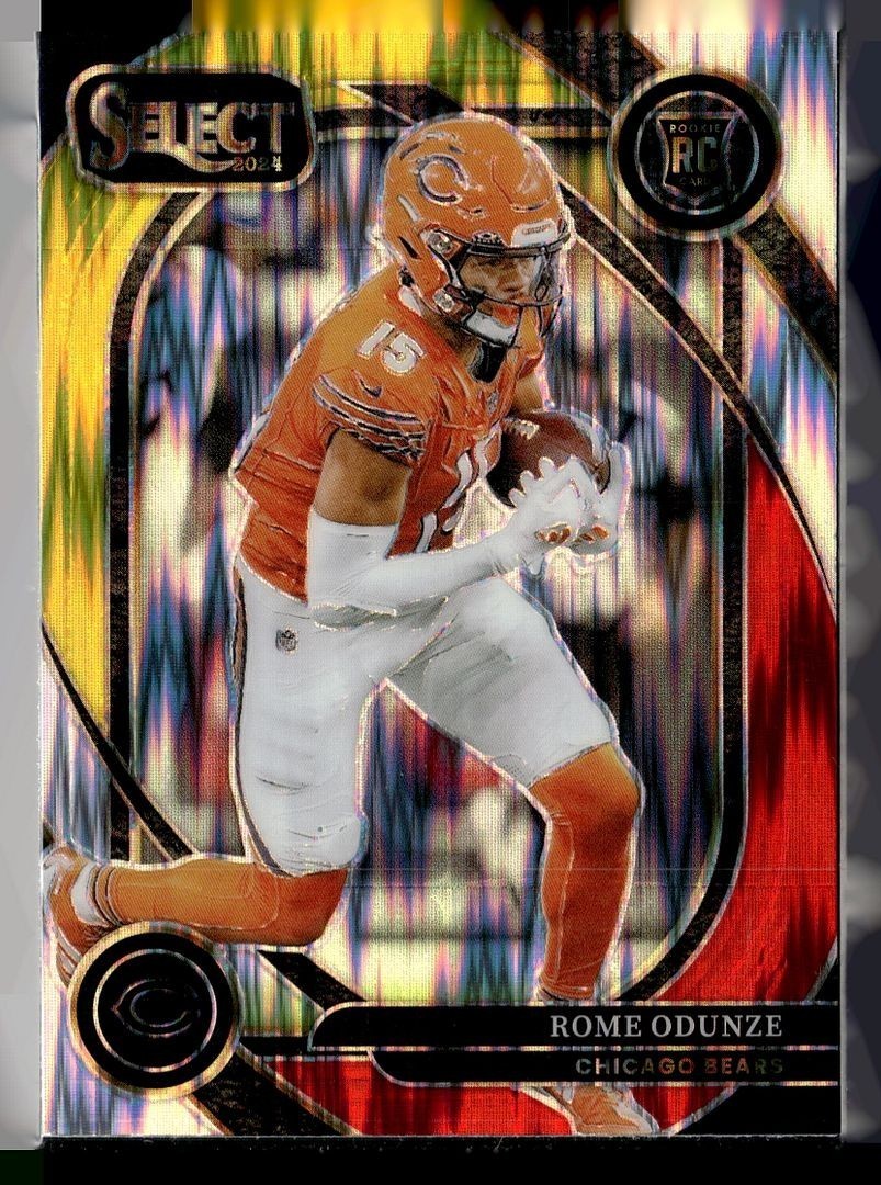 2024 SELECT YELLOW RED SHOCK CLUB LEVEL ROOKIE ROME ODUNZE BEARS