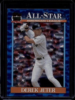 Derek Jeter 2026 Topps Series 2 1991 All-Star #91AS-32 Blue Crackle Foil /150