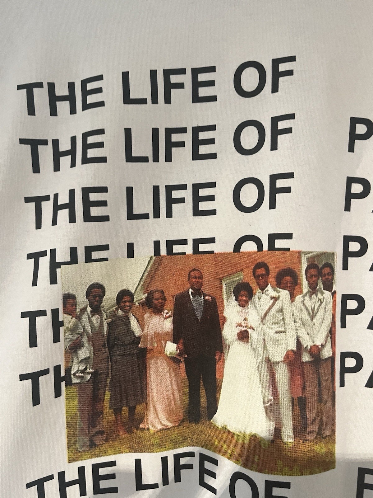 NWT - YE Yeezy Kanye West White Tshirt Life of Pablo Size Large Rare thumbnail 3