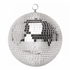 8 Inch Mirror Disco Ball Hanging Disco Ball for Party Stage Wedding Holiday D...