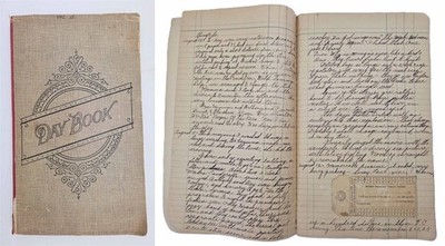 1926 antique DIARY SCRAPBOOK west monroe ny IDA SILL teacher MEXICO ACADEMY