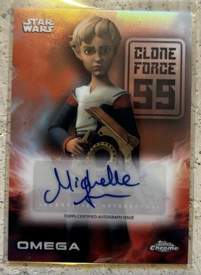 Star Wars 2023 Topps Chrome Michelle Ang as Omega Auto