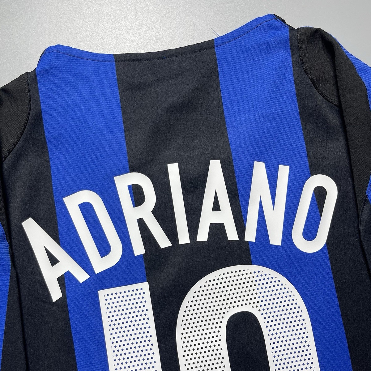 INTER MILAN NIKE 2004/2005 FOOTBALL HOME JERSEY #10 ADRIANO SIZE