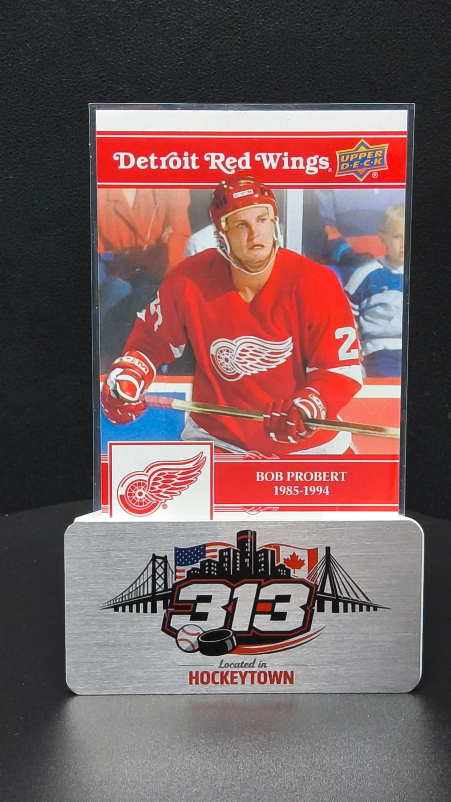 2025 Upper Deck Red Wings 100 Centennial Bob Probert #86