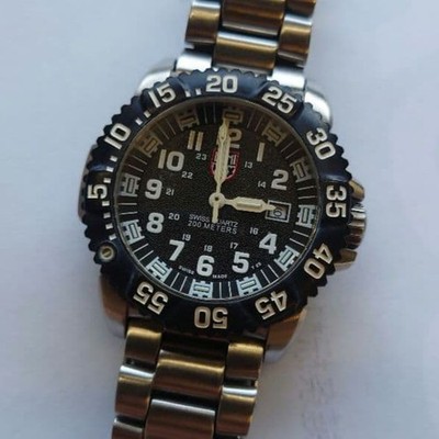 LUMINOX Navy SEAL Steel Colormark 3150 Quartz Watch Working LLT