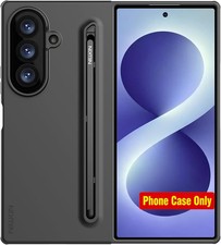 Case for Samsung Galaxy Z Fold 8 Ultra, Black, with Stylus Pen