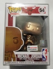 Funko Pop! MICHAEL JORDAN Bronze Foot Locker Exclusive #54 New With Protector