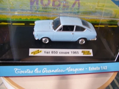 Collection Fiat 850 Coupé Bleu 1965 Boite 1/43 - Photo 1/4