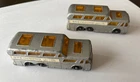 2 Vintage Matchbox Lesney No 66 Greyhound Coach Bus Made In England 1960’s