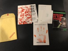 Murder by the dozen Commodore 64 Manual envelope And inserts only