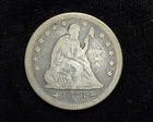 HS&C: 1873 Arrows Liberty Seated Quarter F - US Coin