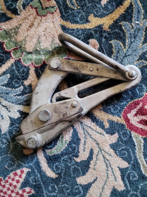 Klein & Sons 1628-5 Forged Grip Wire Cable Puller 8000lb max 55-16