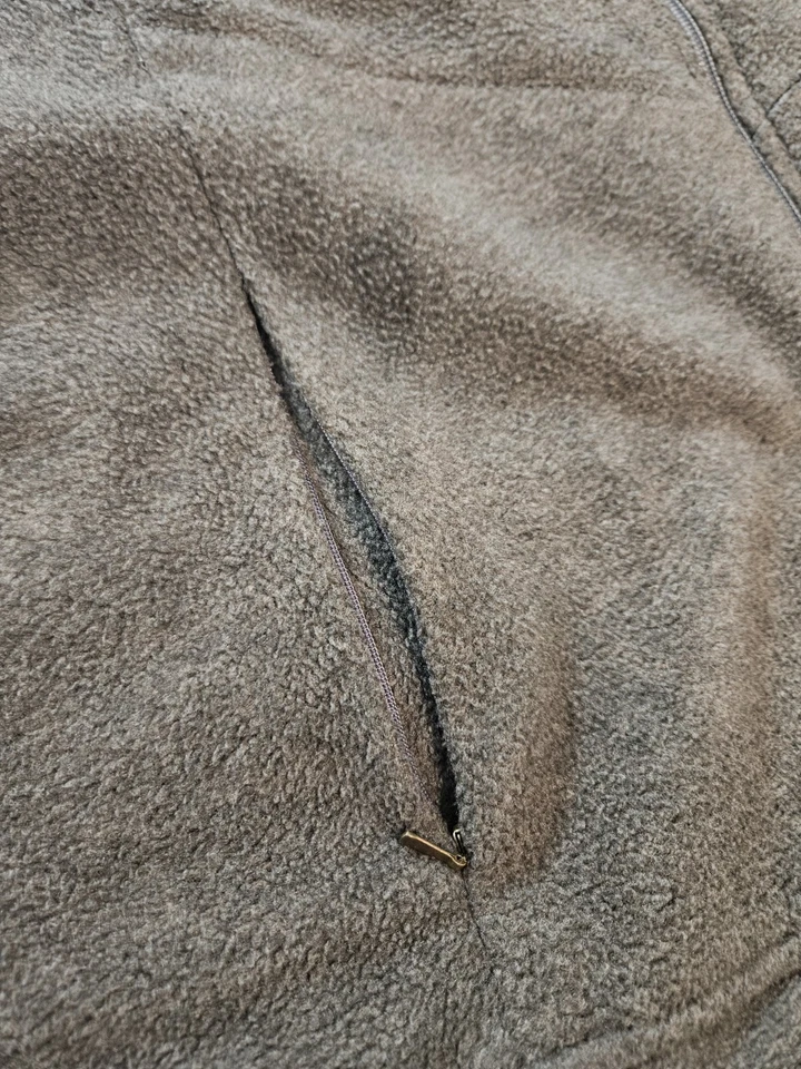 Catalina Mujer Cuello Simulado Cremallera Completa Sin Mangas Polar Bray Chaleco Chaqueta Talla XL Foto 4 de 4