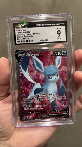 Glaceon V graded CGC 9 for sale on eBay