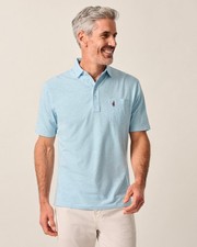 johnnie-O Original 4-Button Polo - Heathered 2.0 Mens Cloud Blue HEATHERED