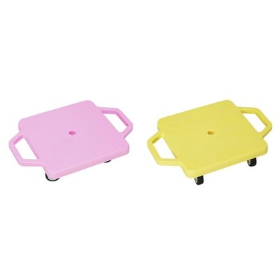 Indoor Scooter Brett sitzende Roller Square Motor Fähigkeiten mit Casters Gym