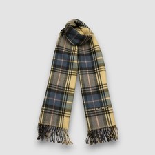 Vintage Pierre Balmain Wool Scarf Classic Plaid Winter Warmer Neck Scarves