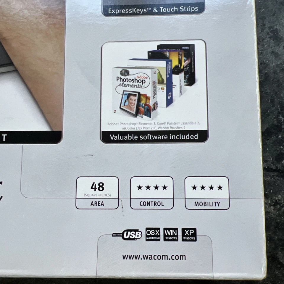 NEU Wacom Intuos3 Professional 6”x8” Format USB Tablet mit Stift Maus NEU Open Box - Bild 3 von 4