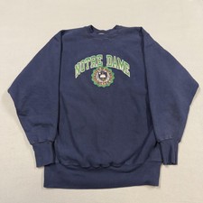 Vintage Notre Dame Fighting Irish Sweatshirt Mens 2XL Champion Reverse Weave