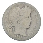 BETTER 1911-D Liberty Barber 90% Silver US Quarter *159