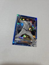 2021 Bowman Draft Chrome Sapphire Tyler Mattison #BDC-58 Detroit Tigers