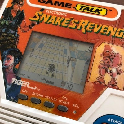 Tiger Electronic Game Talk Metal Gear Snake's Revenge LCD Tasted