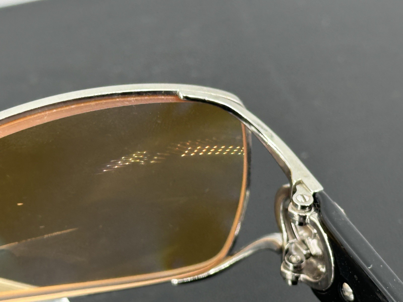 Gucci Vintage Frame Crystals Interlocking GG Made In Italy 56-18-135 (C2-03)