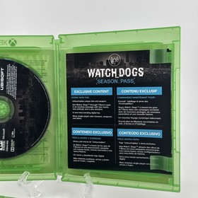 Microsoft XBox 1 One Video Game Watch Dogs, & Watch Dogs 2  Rated M Lot of 2