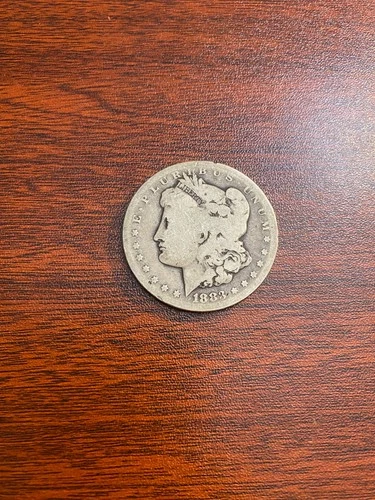 1883-CC Morgan Silver Dollar Carson City Key Date VG Very Good Raw - Lot #15